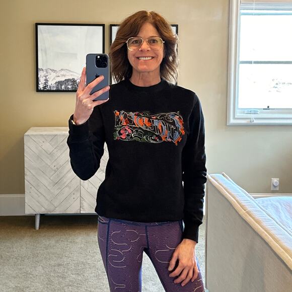 GOLDEN GOOSE Embroidered Logo Sweatshirt S - Picture 6 of 15